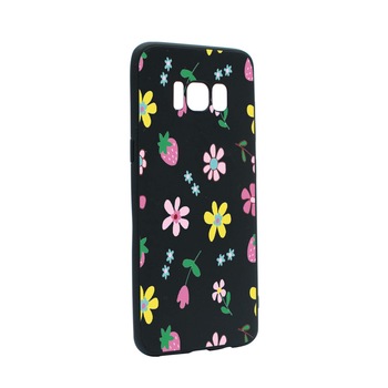 Husa Samsung Galaxy S8 Plus, Flowers, rezistenta la uzura, anti-alunecare, din silicon Premium, B687 Husa Samsung Galaxy S8 Plus, Flowers, rezistenta la uzura, anti-alunecare, din silicon Premium, B687