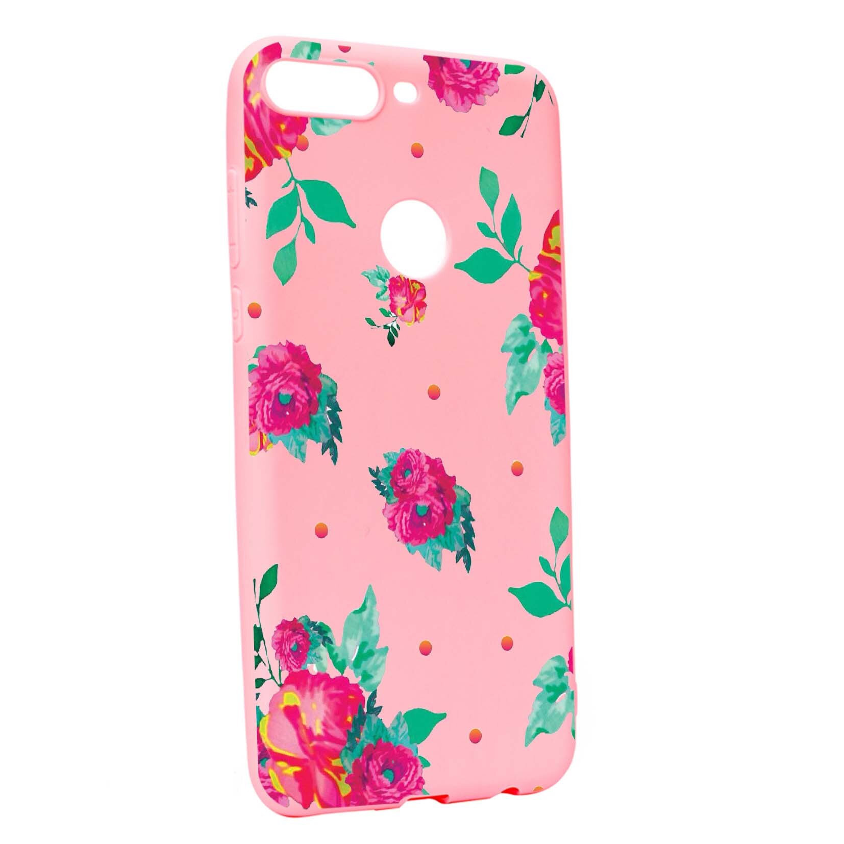 Husa OnePlus 5T, Roses - Pastel colors, rezistenta la uzura, anti-alunecare, din silicon Premium, P688