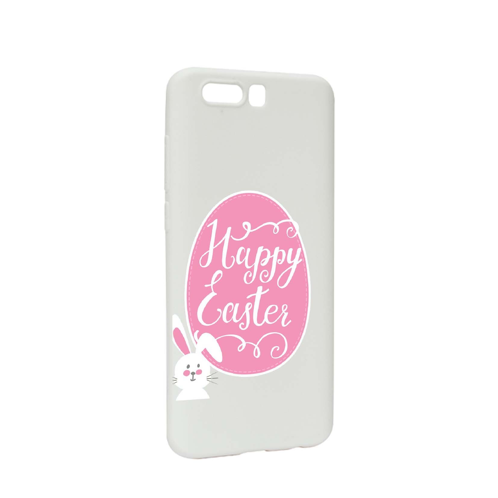 Husa Huawei Honor 9, Happy Easter, rezistenta la uzura, anti-alunecare, din silicon Premium, W689