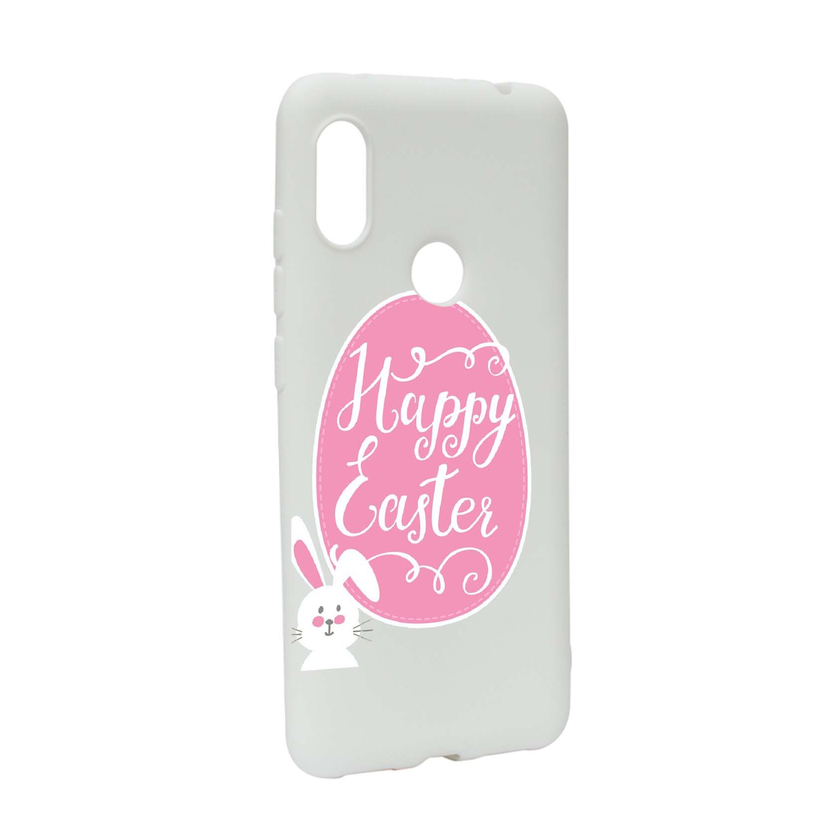 Husa Xiaomi Redmi Note 6 Pro, Happy Easter, rezistenta la uzura, anti-alunecare, din silicon Premium, W689