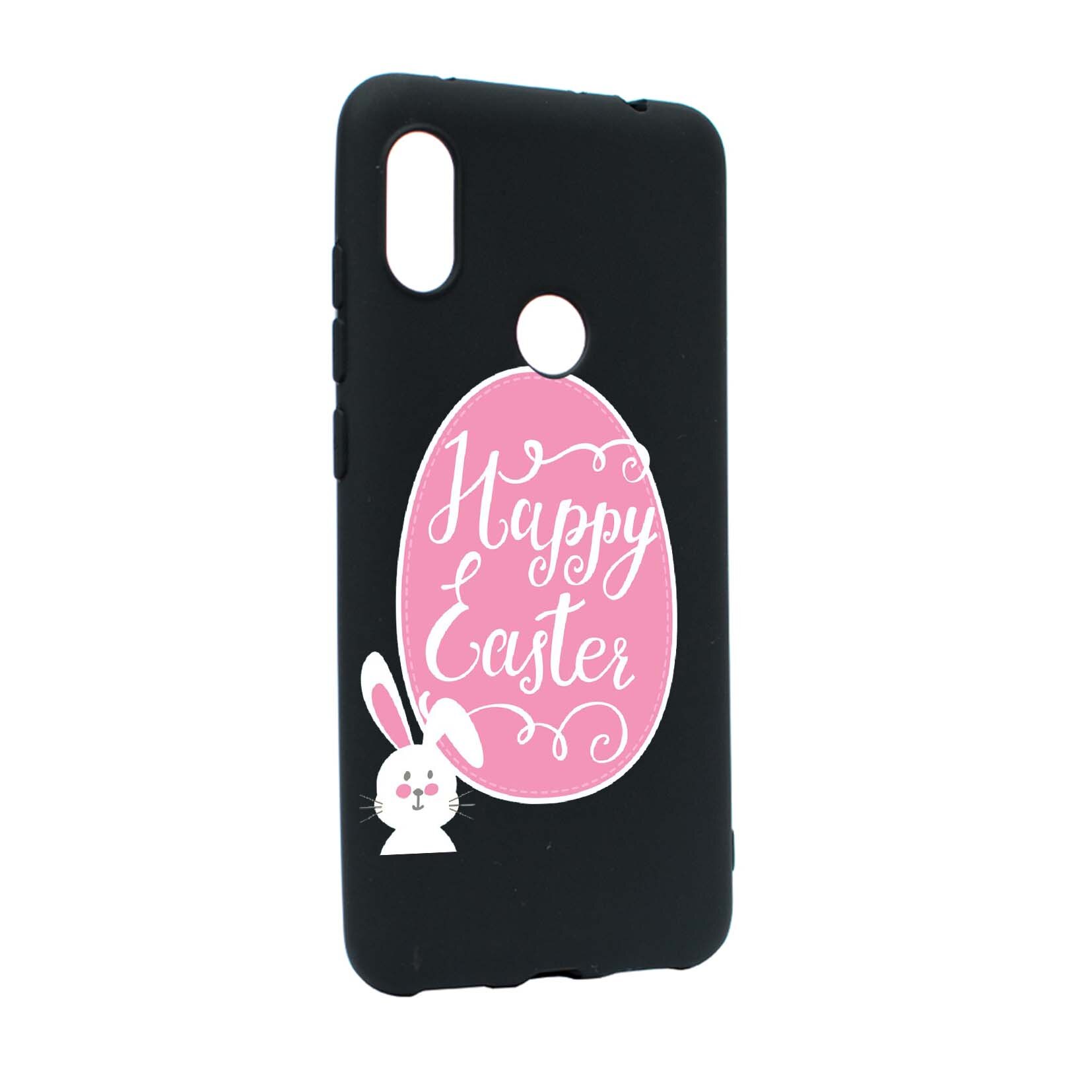 Husa Xiaomi Mi Mix 2S, Happy Easter, rezistenta la uzura, anti-alunecare, din silicon Premium, B689