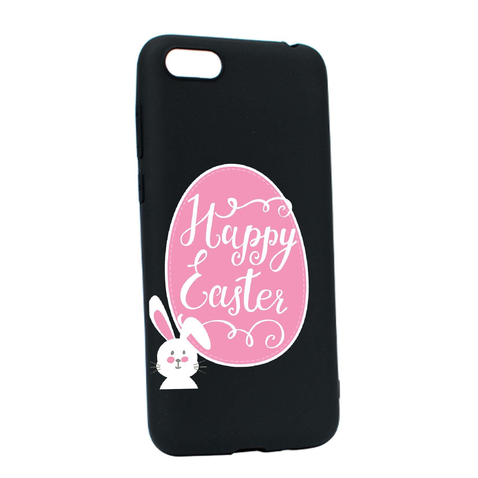 Husa Apple iPhone 6 / 6S, Happy Easter, rezistenta la uzura, anti-alunecare, din silicon Premium, B689