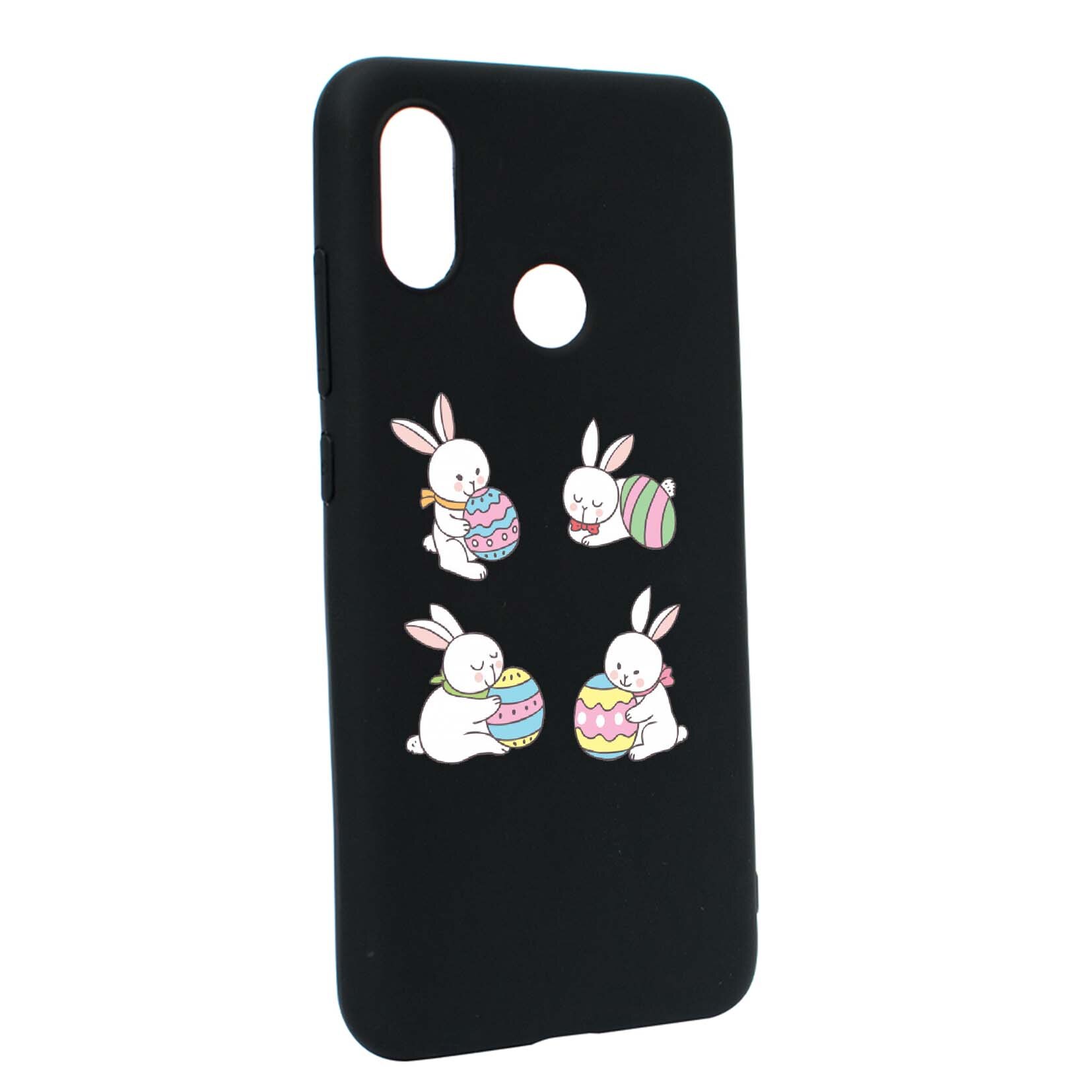 Husa Xiaomi Mi A2 Lite / Redmi 6 Pro, Rabbit, rezistenta la uzura, anti-alunecare, din silicon Premium, B690