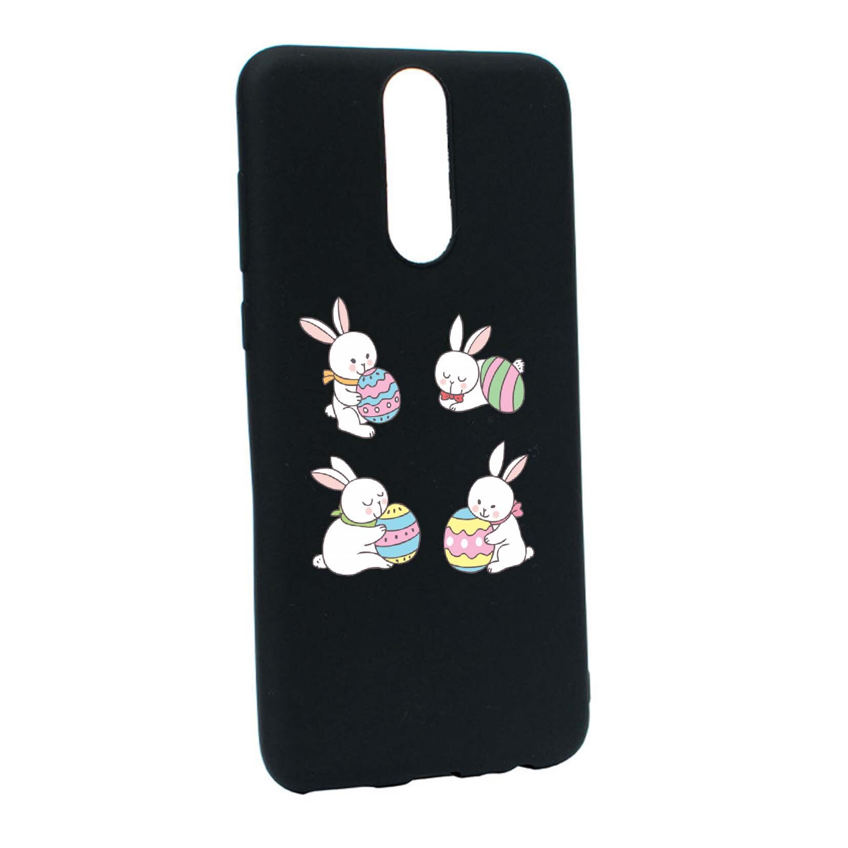 Husa Huawei Mate 10 Lite, Rabbit, rezistenta la uzura, anti-alunecare, din silicon Premium, B690