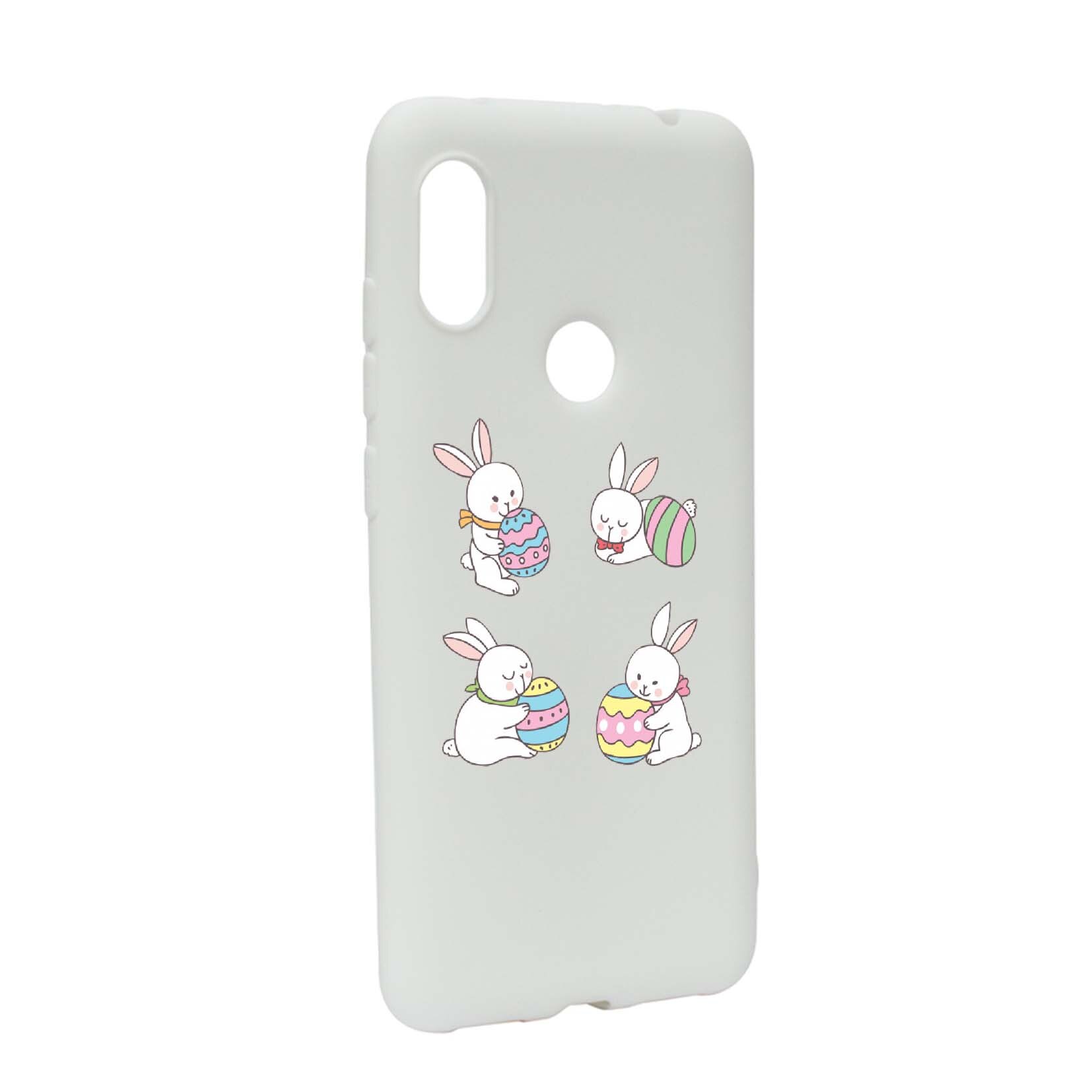 Husa Xiaomi Redmi Note 5 Pro, Rabbit, rezistenta la uzura, anti-alunecare, din silicon Premium, W690