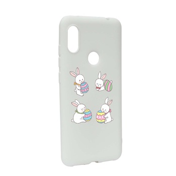 Husa Xiaomi Redmi Note 6 Pro, Rabbit, rezistenta la uzura, anti-alunecare, din silicon Premium, W690 Husa Xiaomi Redmi Note 6 Pro, Rabbit, rezistenta la uzura, anti-alunecare, din silicon Premium, W690