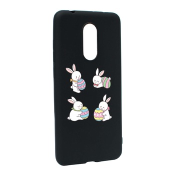Husa Xiaomi Redmi 5, Rabbit, rezistenta la uzura, anti-alunecare, din silicon Premium, B690 Husa Xiaomi Redmi 5, Rabbit, rezistenta la uzura, anti-alunecare, din silicon Premium, B690