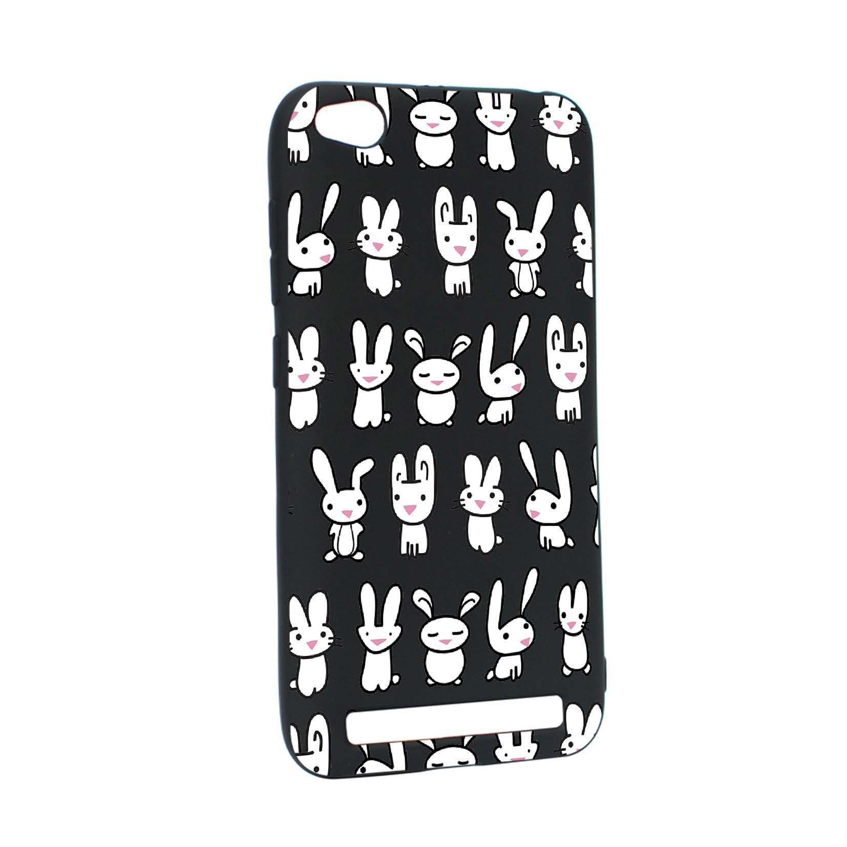 Husa Xiaomi Redmi 5A, Rabbits, rezistenta la uzura, anti-alunecare, din silicon Premium, B691