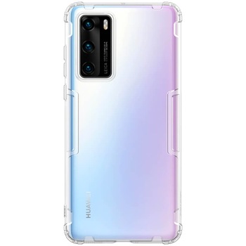 Husa din silicon Nillkin pentru Huawei P40, alb transparent Husa din silicon Nillkin pentru Huawei P40, alb transparent