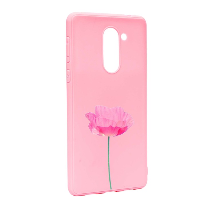 Калъф Huawei Mate 9 Lite / Honor 6X, Rose - Пастелни цветове, износоустойчив, противоплъзгащ, Premium силикон, P693