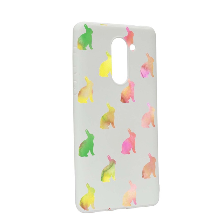 Калъф Huawei Mate 9 Lite / Honor 6X, Cool rabbits, износоустойчив, противоплъзгащ, премиум силикон, W695