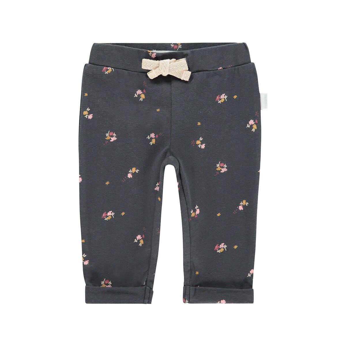 Pantaloni bebe, Noppies, cu floricele, Castro Valley, gri, Gri