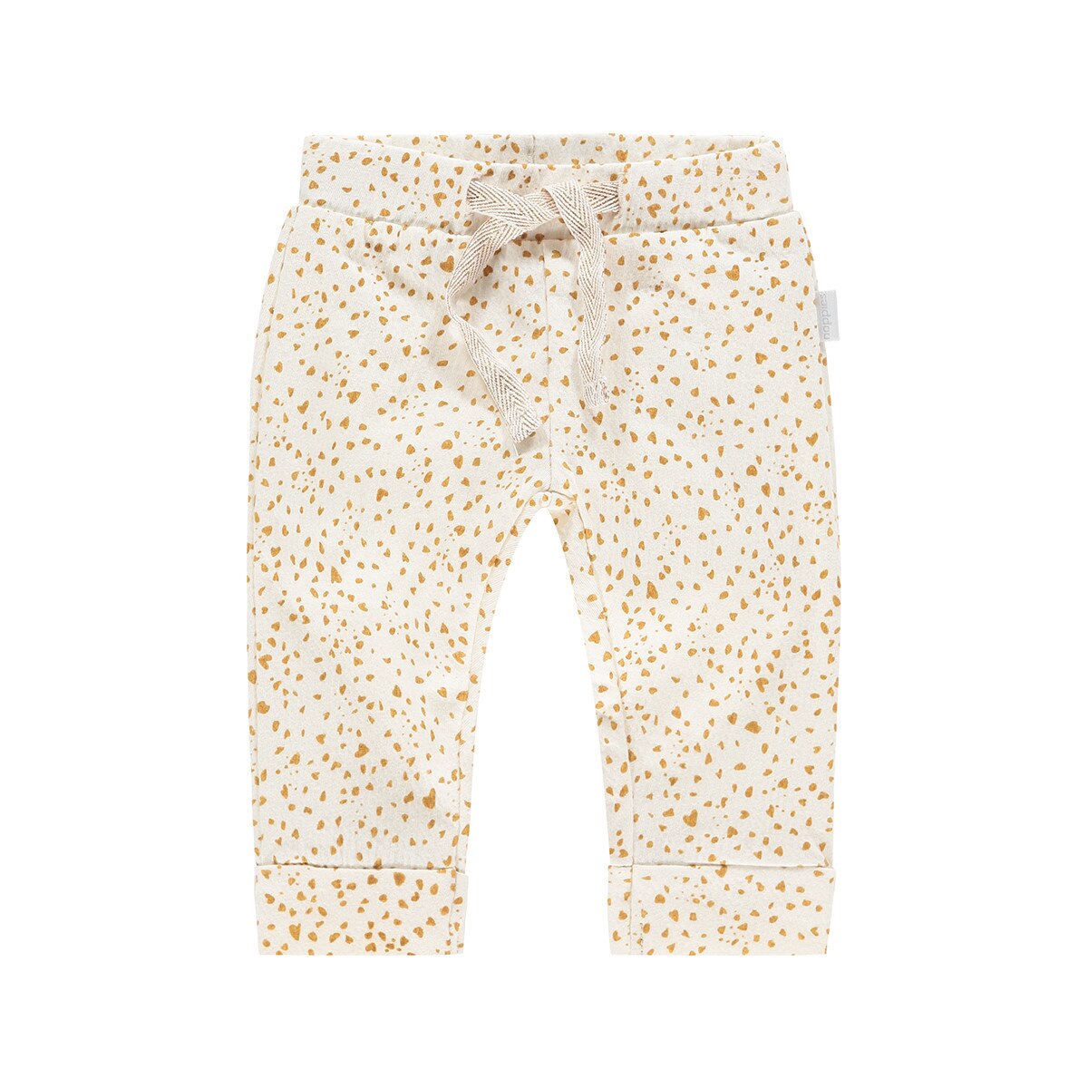 Pantaloni bebe, Noppies, cu inimioare, Channelview, albi, Alb