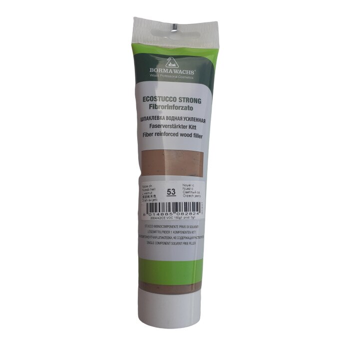 Chit de ranforsare pentru lemn, BORMA WACHS, culoare nuc, tub 250 ml