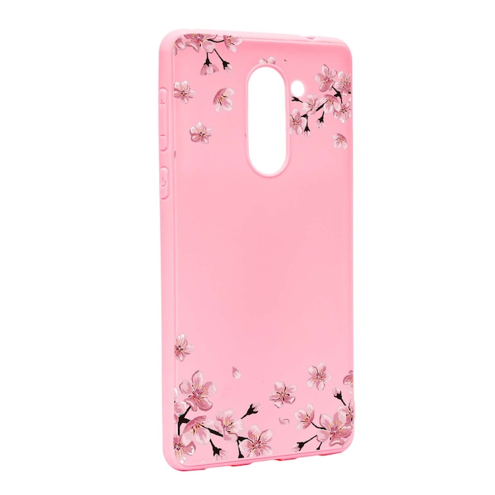 Калъф Huawei Mate 9 Lite / Honor 6X, Пастелни цветове - цветя, износоустойчив, противоплъзгащ, Премиум силикон, P694