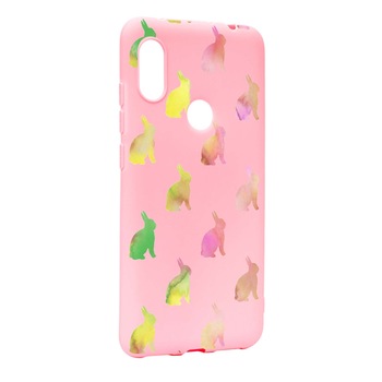 Husa Xiaomi Redmi Note 5 Pro, Cool rabbits, rezistenta la uzura, anti-alunecare, din silicon Premium, P695 Husa Xiaomi Redmi Note 5 Pro, Cool rabbits, rezistenta la uzura, anti-alunecare, din silicon Premium, P695