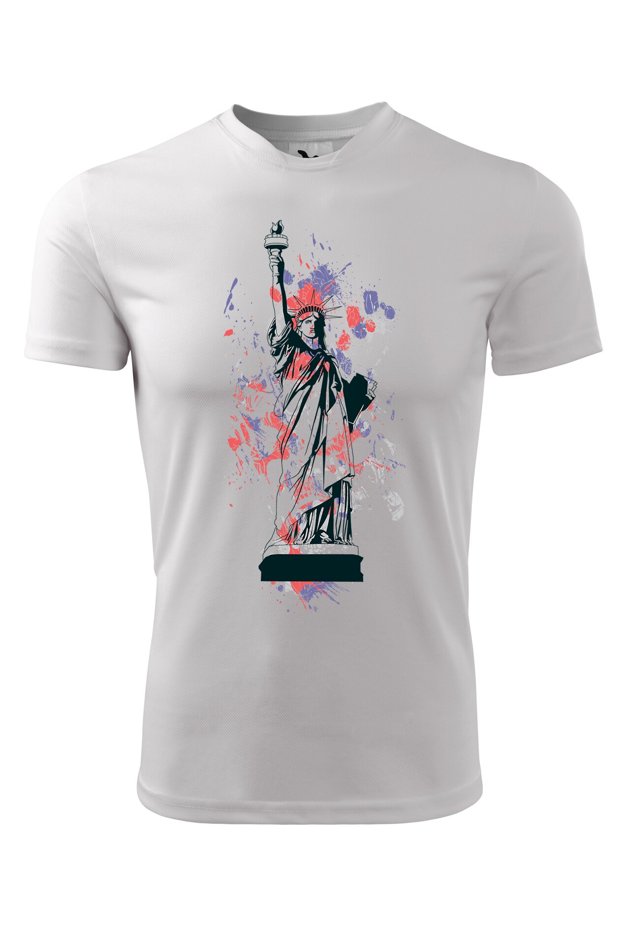 Tricou personalizat, Statuia Libertatii, Adler, Alb