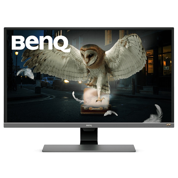 BenQ EW3270U monitor, 31,5", VA, 16:9, 3840x2160, 4ms, 95% DCI-P3, 2xHDMI, DP, USB-C, Speaker, HDR, Freesync, Fekete