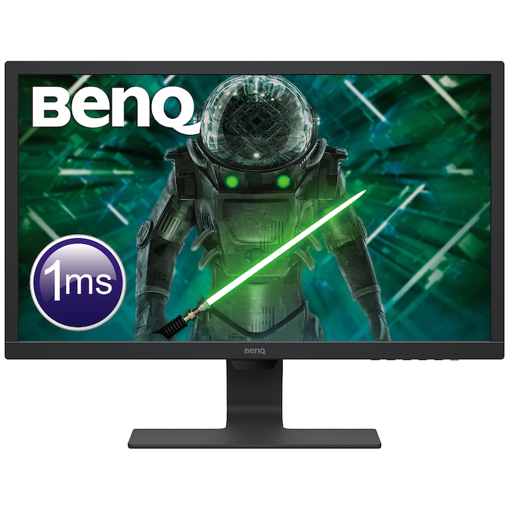 BenQ GL2780E LED monitor, 27, VA, Full HD, 1920x1080, 1ms, hangszóró, 300cd/m2, D-sub, DVI, HDMI, DP, VESA