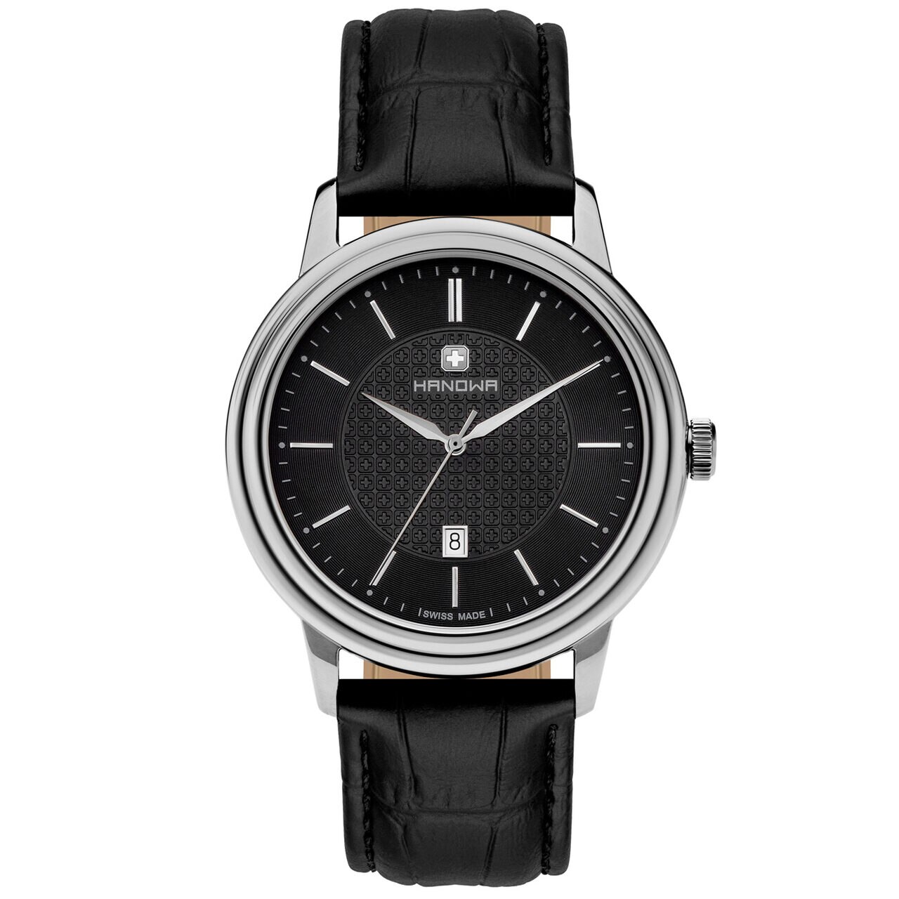 Ceas barbatesc Hanowa 16-4087.04.007 Emil, 44mm, 5ATM, Argintiu