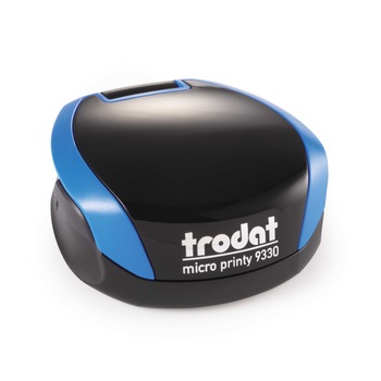 Stampila pentru Firma (S.R.L. / S.A.), TRODAT Micro Printy 9330, Portabila, Rotund cu diametrul 30mm, Albastra Stampila pentru Firma (S.R.L. / S.A.), TRODAT Micro Printy 9330, Portabila, Rotund cu diametrul 30mm, Albastra