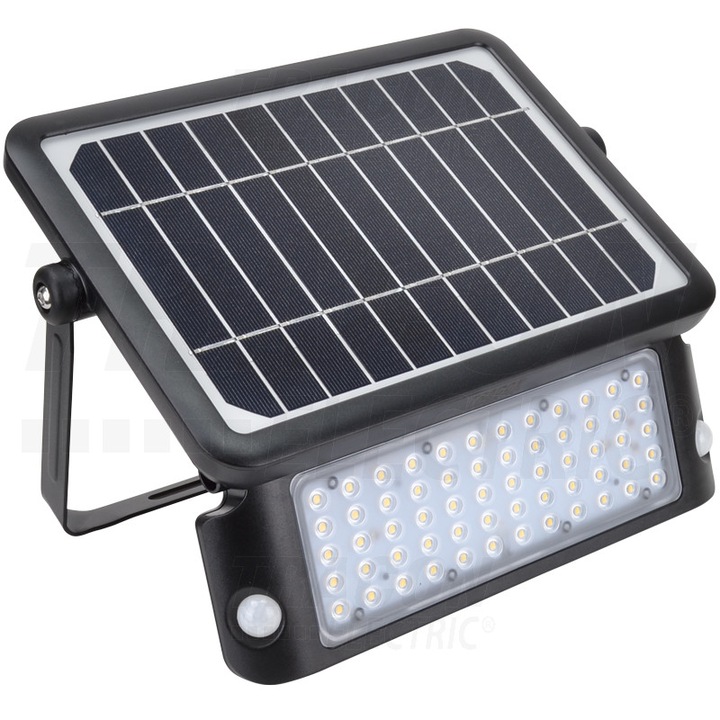 Proiector LED cu panou fotovoltaic si detector de miscare LSFL10W