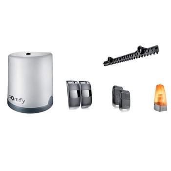 Kit automatizare Somfy Freevia 400 pentru poarta culisanta: motor, lampa de semnalizare, fotocelule si telecomenzi Kit automatizare Somfy Freevia 400 pentru poarta culisanta: motor, lampa de semnalizare, fotocelule si telecomenzi
