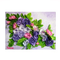 tablou 3d splendoare violet wall painting and decor pictat manual acrilic pe panza 40x30 cm imagen 48_0_
0
