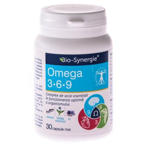 Supliment alimentar Omega 3-6-9 Bio-Synergie, 30 capsule
