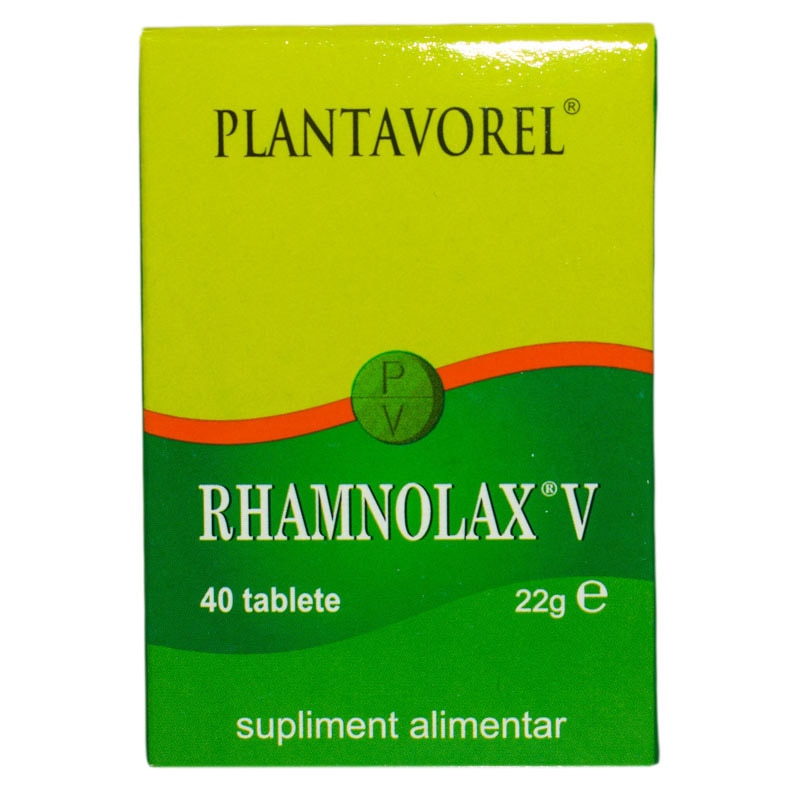 Supliment alimentar Rhamnolax V Plantavorel, 40 tablete