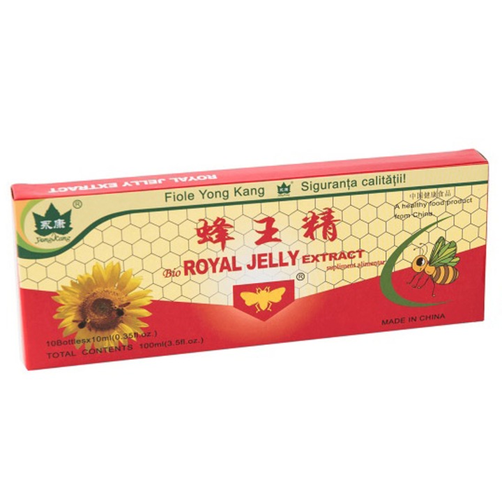 Supliment alimentar Royal Jelly, 10 fiole