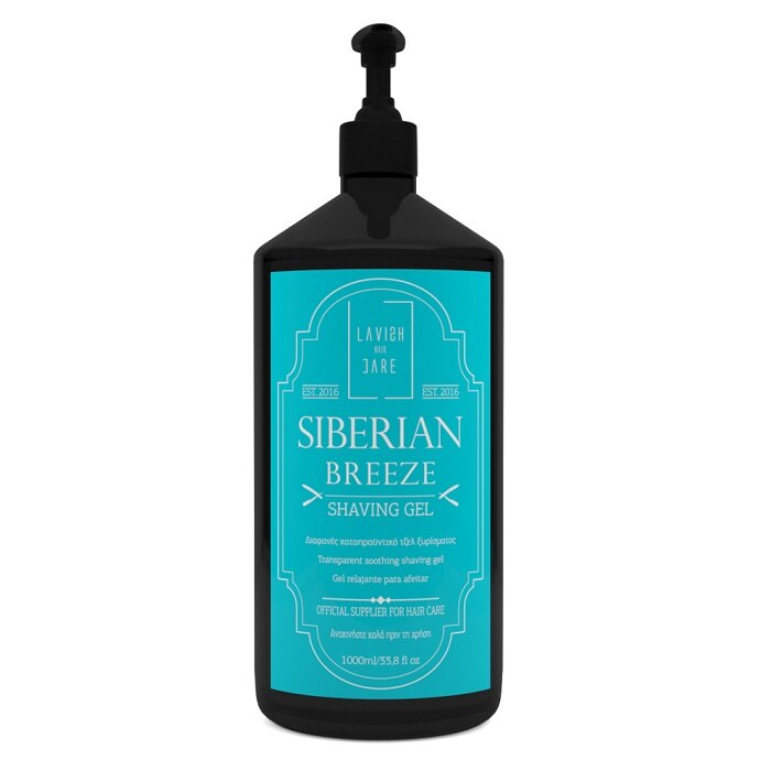 Gel de ras transparent, Lavish Care, Siberian Breeze , 1L