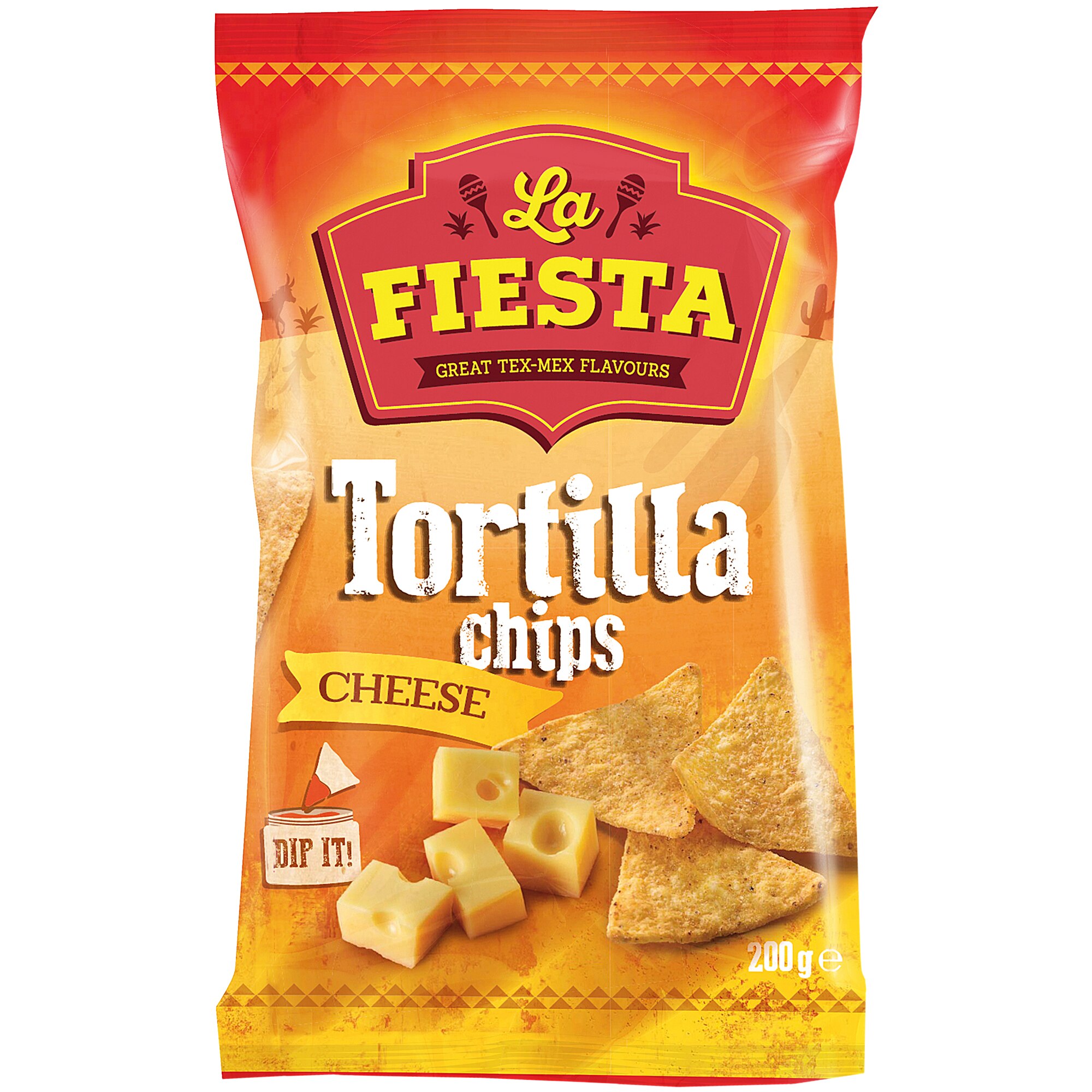Chipsuri tortilla branza La Fiesta, 200g