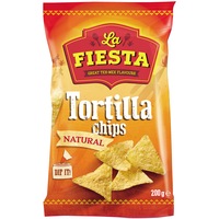 Pachet: 2 x Chipsuri tortilla natural La Fiesta, 200g