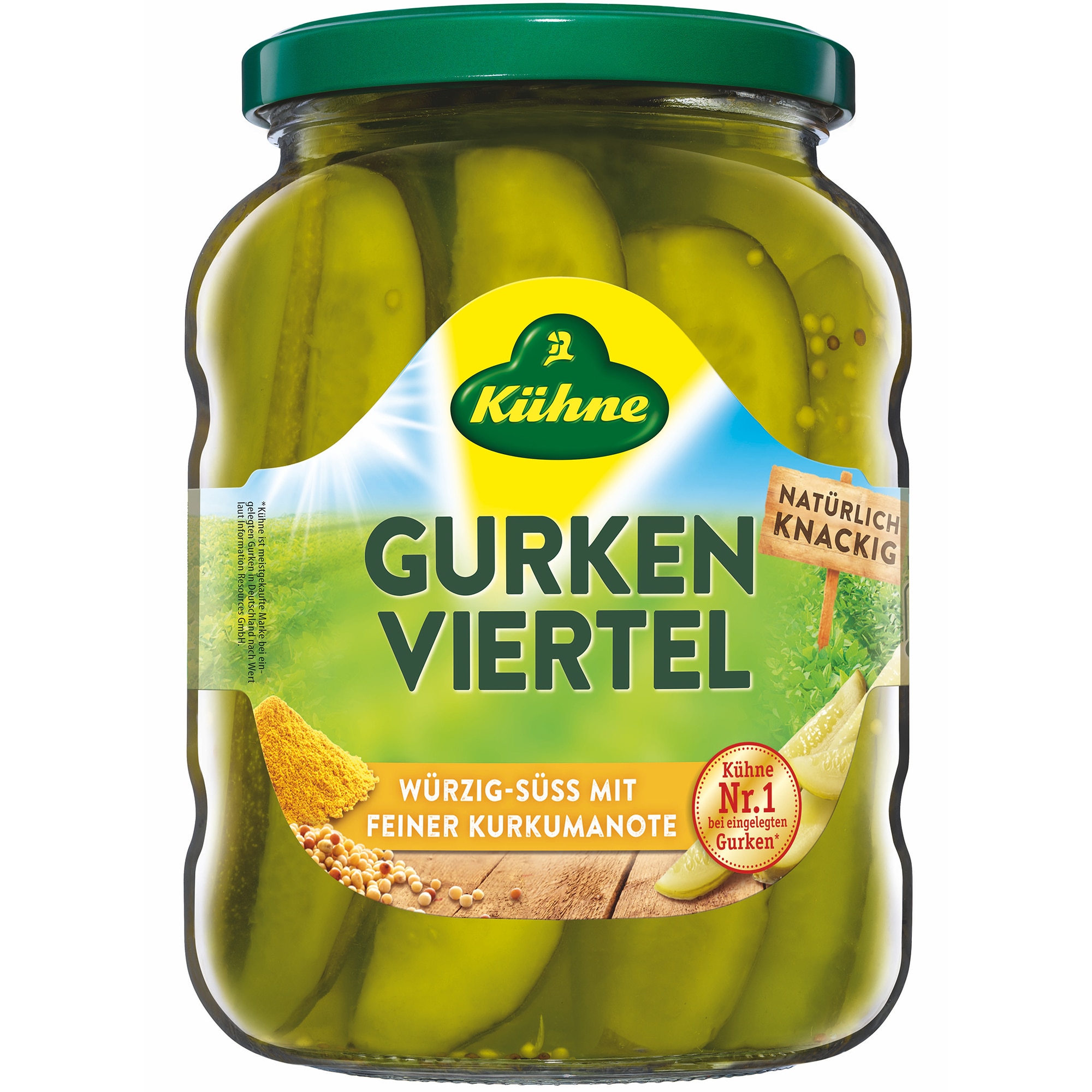 Castraveti felii sandwich Kuhne, 330g