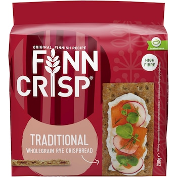 Paine crocanta secara Finn Crisp, 200g Paine crocanta secara Finn Crisp, 200g