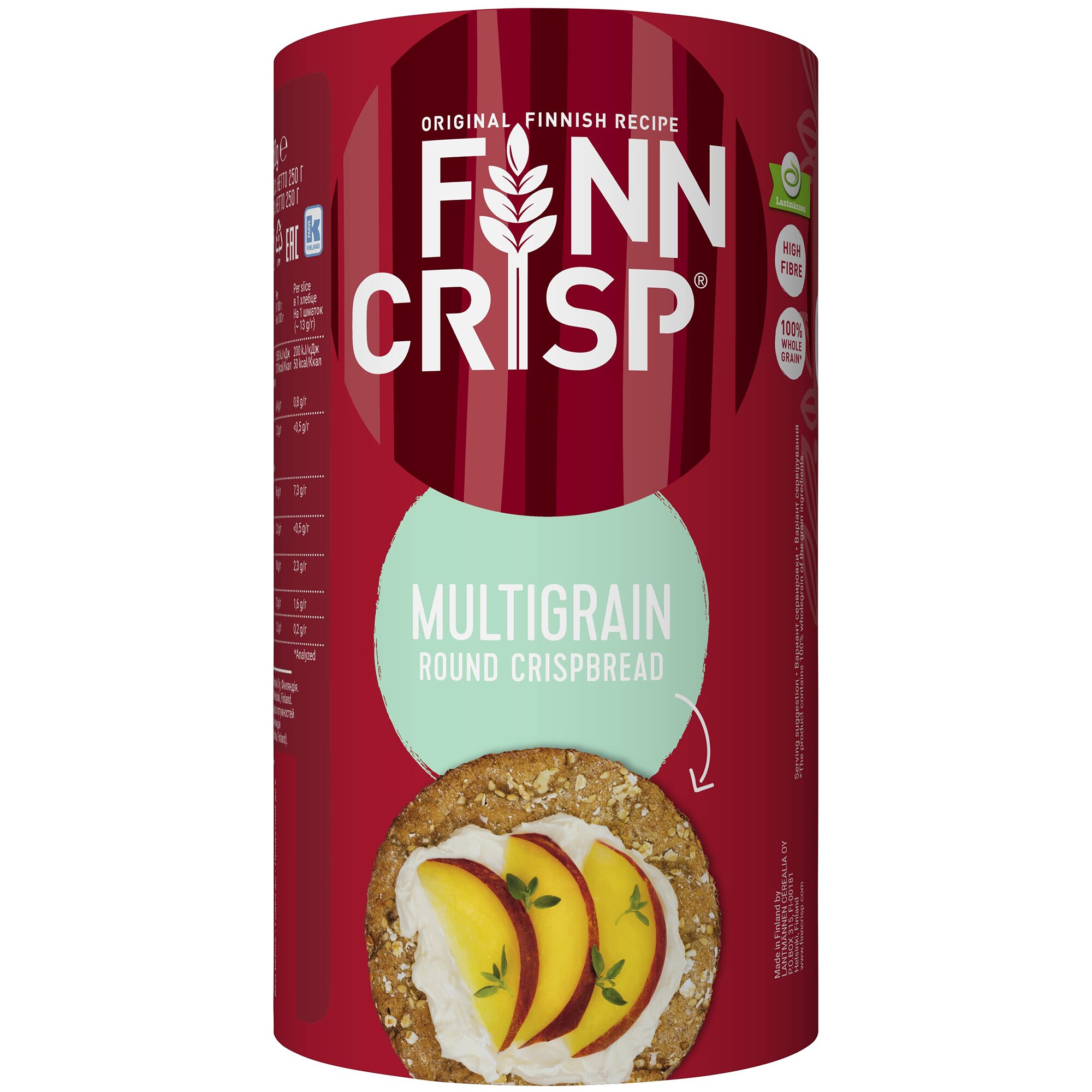 Paine crocanta rotunda multicereale Finn Crisp, 250g
