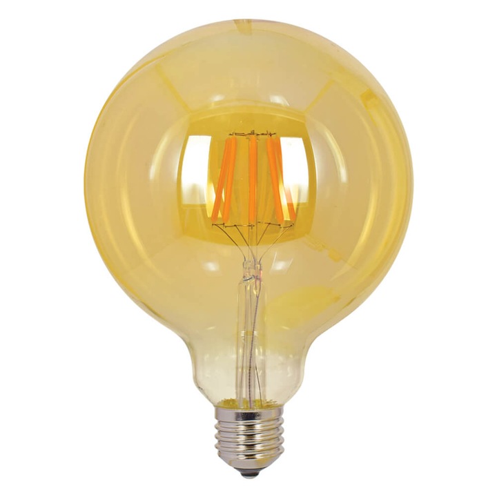 LED филамент лампа Vivalux gfv125, 6W, E27, 2700K, Flick Vintage LED