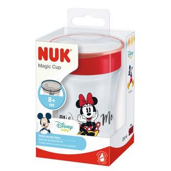 Cana NUK Disney Magic, 230 ml, Rosu Cana NUK Disney Magic, 230 ml, Rosu