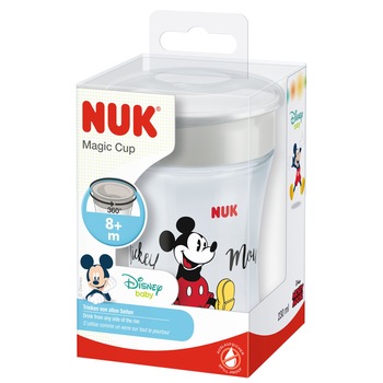 Cana NUK Disney Magic, 230 ml, Gri Cana NUK Disney Magic, 230 ml, Gri