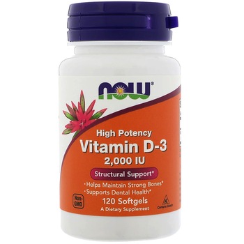 Vitamina D3, NOW Foods, Absorbtie Rapida, Intareste Sistemul Imunitar si Osos, 125mcg / 2.000 IU / portie, 240 capsule Vitamina D3, NOW Foods, Absorbtie Rapida, Intareste Sistemul Imunitar si Osos, 125mcg / 2.000 IU / portie, 240 capsule