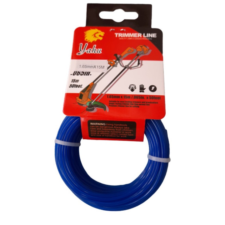 Fir motocositoare DAO 1.65mm, 15M, plastic rotund, albastru