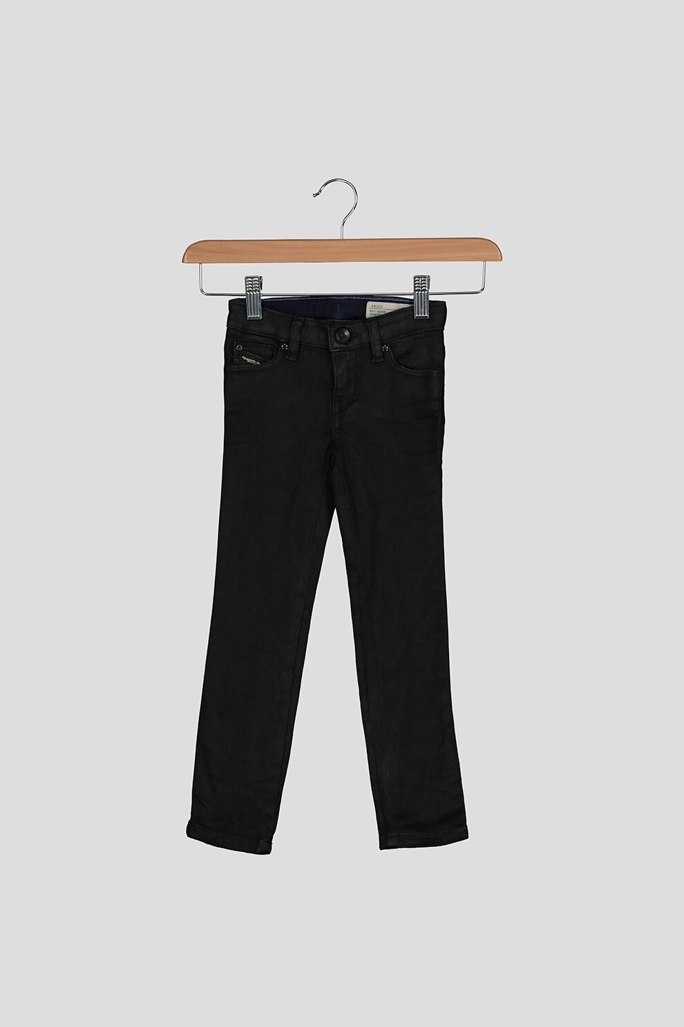 Diesel, Blugi skinny cu talie medie, Negru