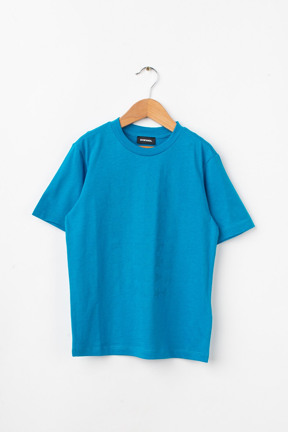 Diesel, Tricou cu decolteu la baza gatului, Albastru