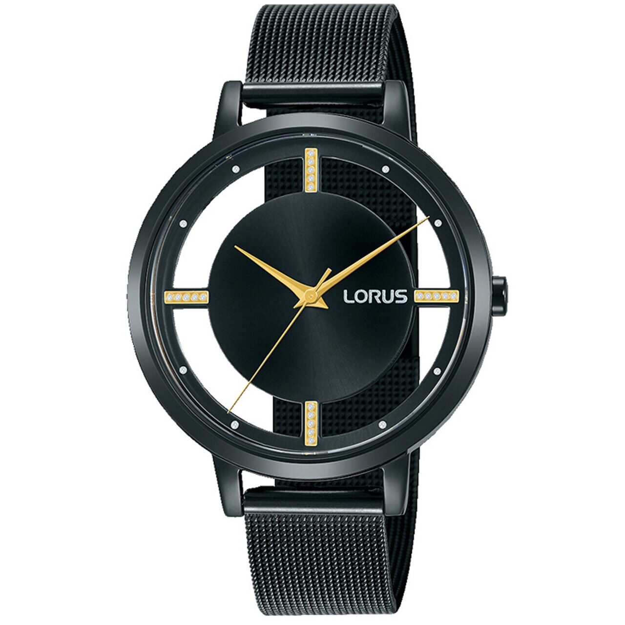 Ceas de dama Lorus RG205QX-9, 36mm, 5ATM, Negru
