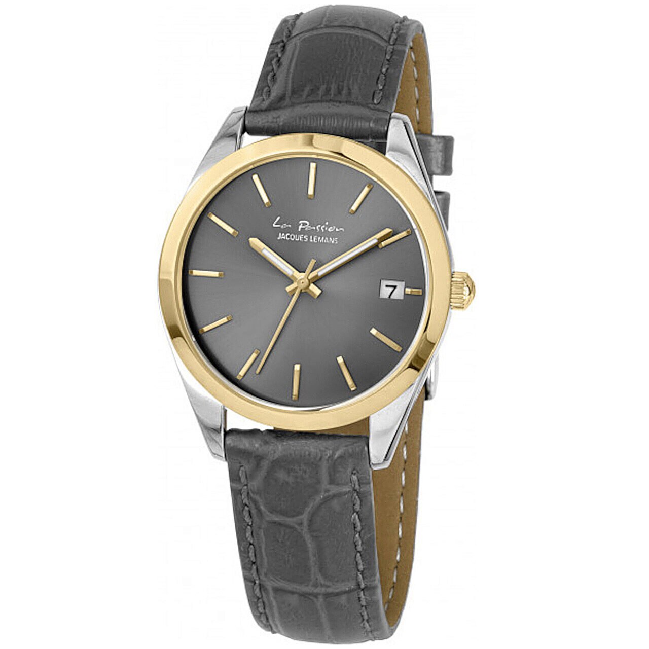 Ceas de dama Jacques Lemans LP-132C La Passion, 34mm, 10ATM, Argintiu