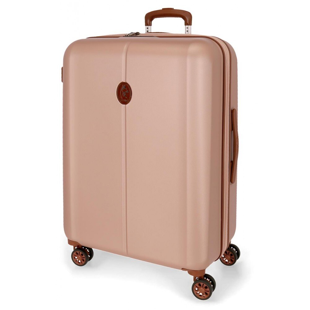 Troler expandabil ABS 70 cm 4 roti El Potro Ocuri roz