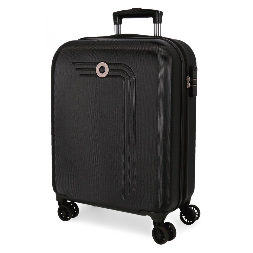 Troler ABS cabina 55 cm 4 roti Movom Riga negru