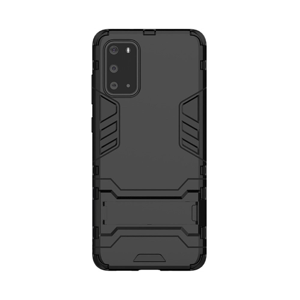 Husa Samsung Galaxy S20 tip Armura, Antisoc cu Suport tip stand Negru