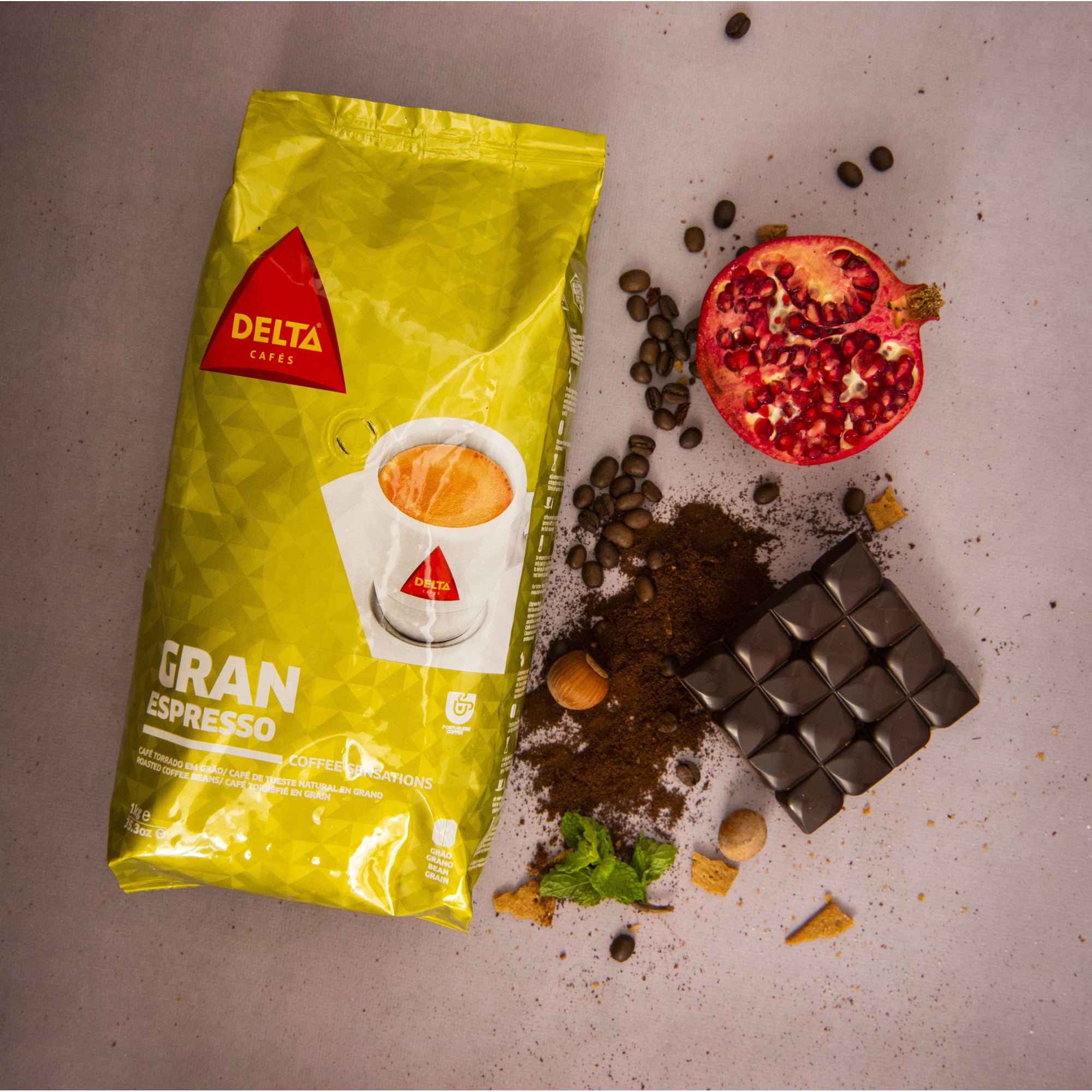 Delta Gran Crema Café en Grains 100% Arabica - 1 kg